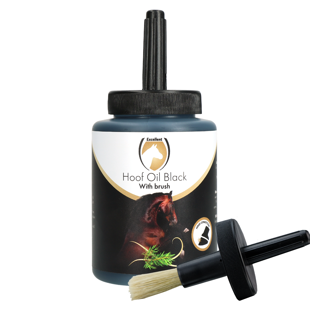 Excellent Horse Hoof Oil Black (with brush)
